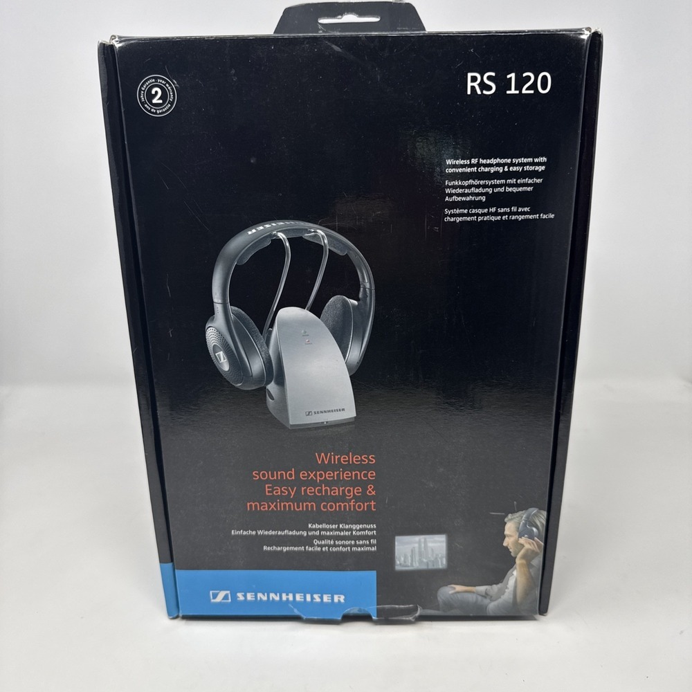 Sennheiser TR120 On-Ear Wireless RF Headphones HDR120 with Charging Cradle PARTS
